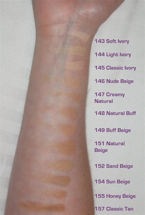 l'oreal visible lift foundation colors